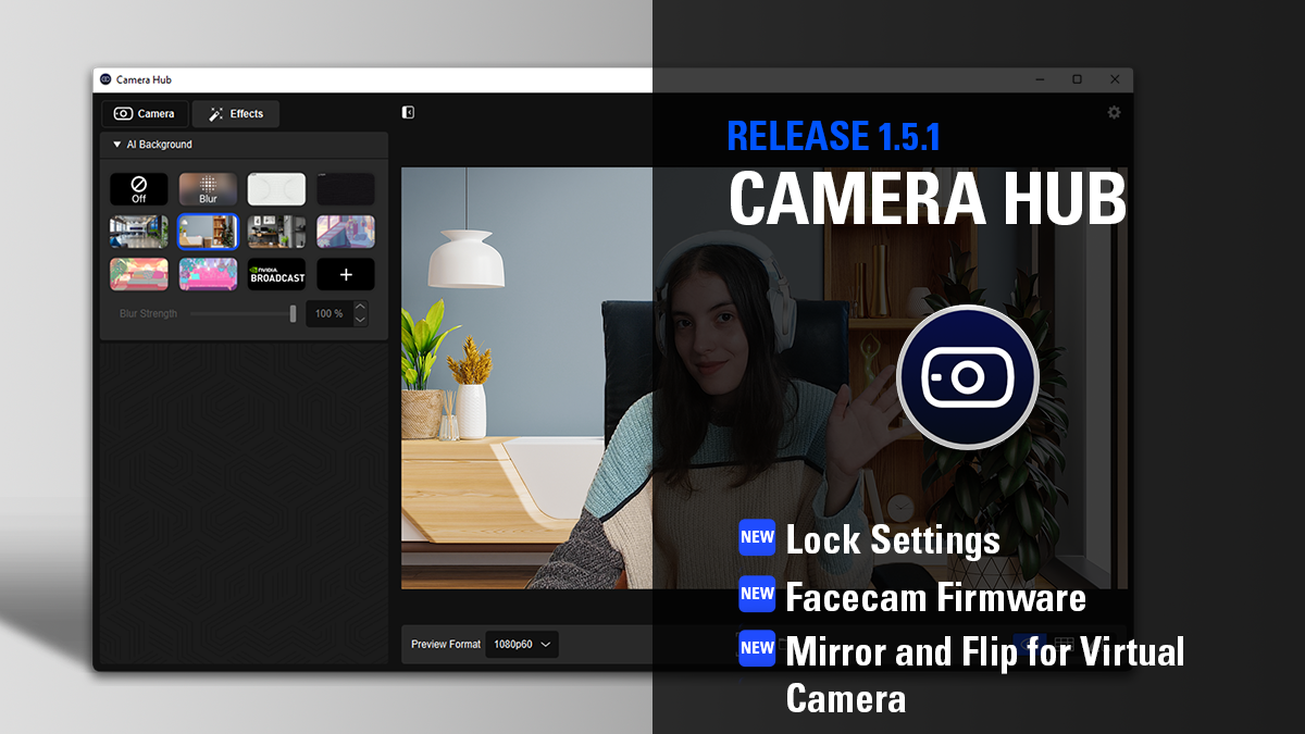 Elgato Facecam — Camera Hub Compact Mode – Elgato