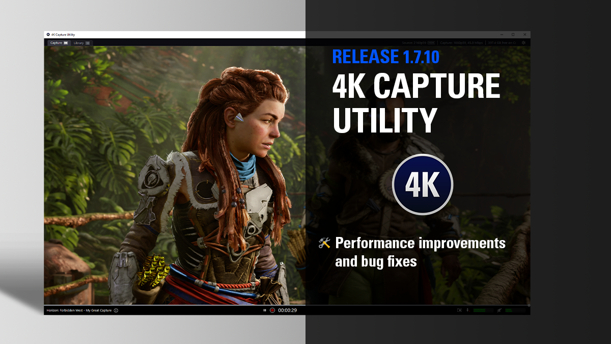 4k capture utility