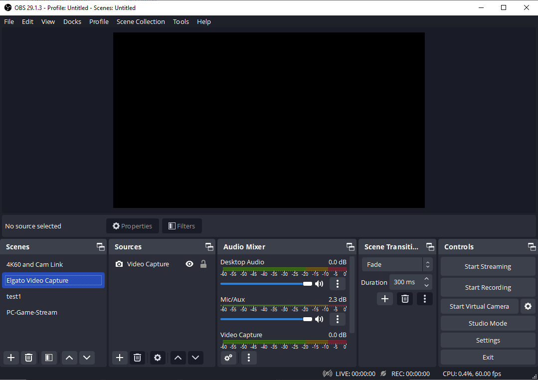 Elgato Video Capture — OBS Studio Setup for Windows 10/11 – Elgato