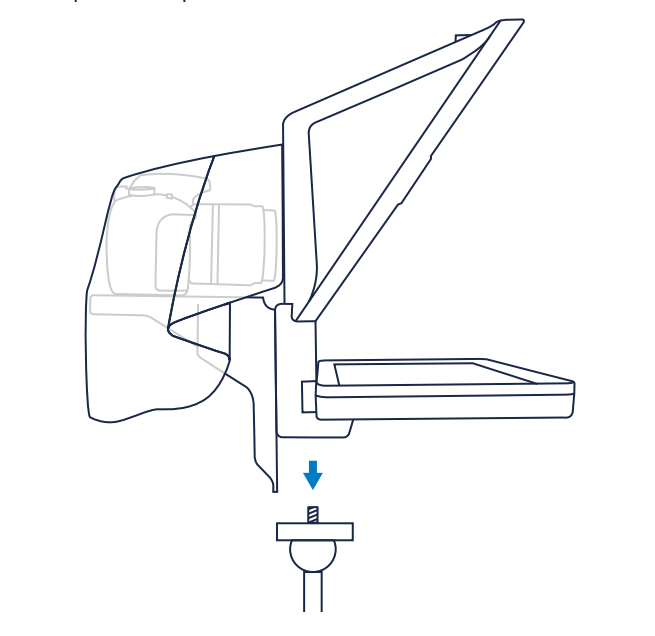 Elgato Prompter — Set up with Webcam, action cam, camcorder or all