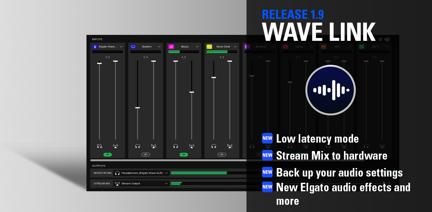 Elgato Wave Link 1.9 Release Notes (Windows) Elgato