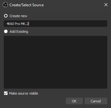 Elgato Game Capture 4K60 Pro MK.2 – OBS Studio Setup – Elgato