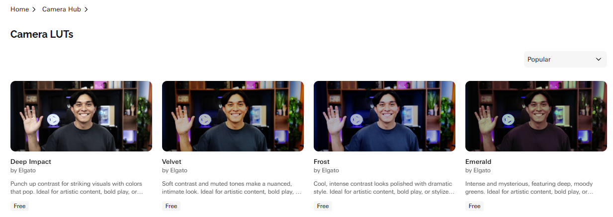 marketplace_camera_hub_browse_luts.png