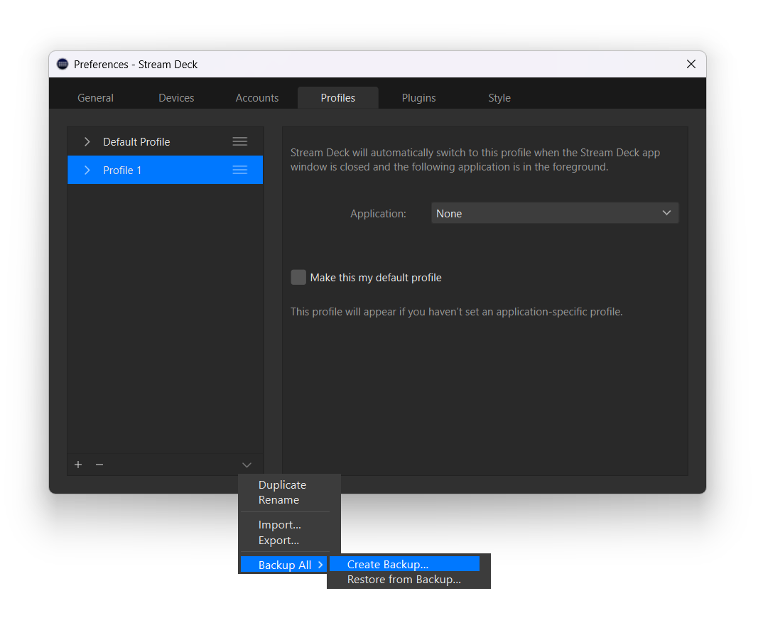stream_deck_profile_backup_cascasing_menus.png