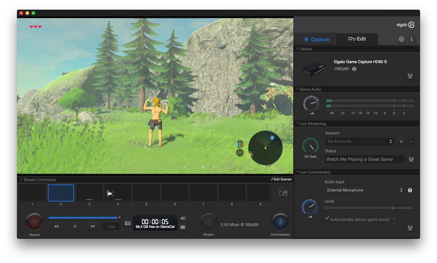 game capture for nintendo switch