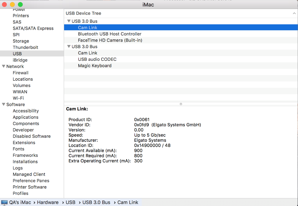 📷 elgato cam link macbook issues