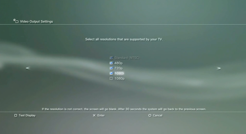 ps3 no video output