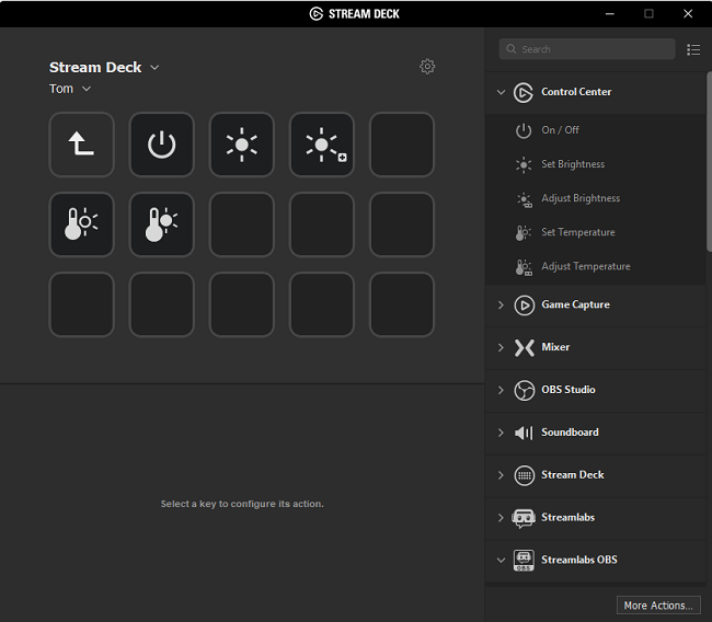 Elgato Stream Deck – Controlling Elgato Key Light – Elgato