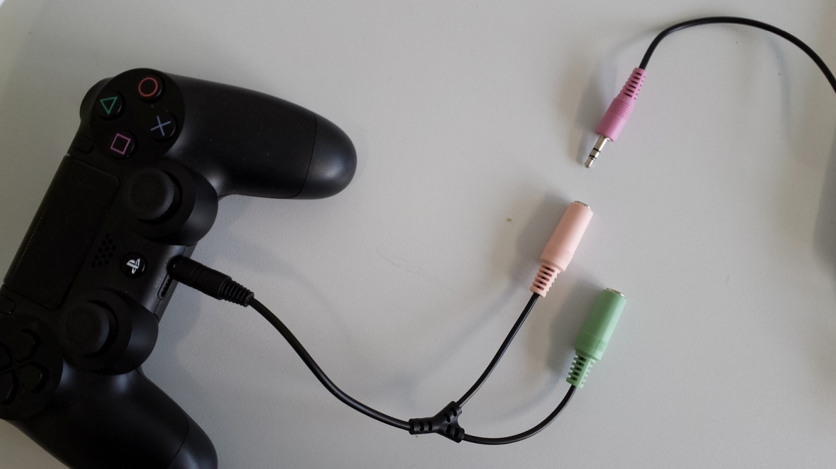 playstation controller headphone jack