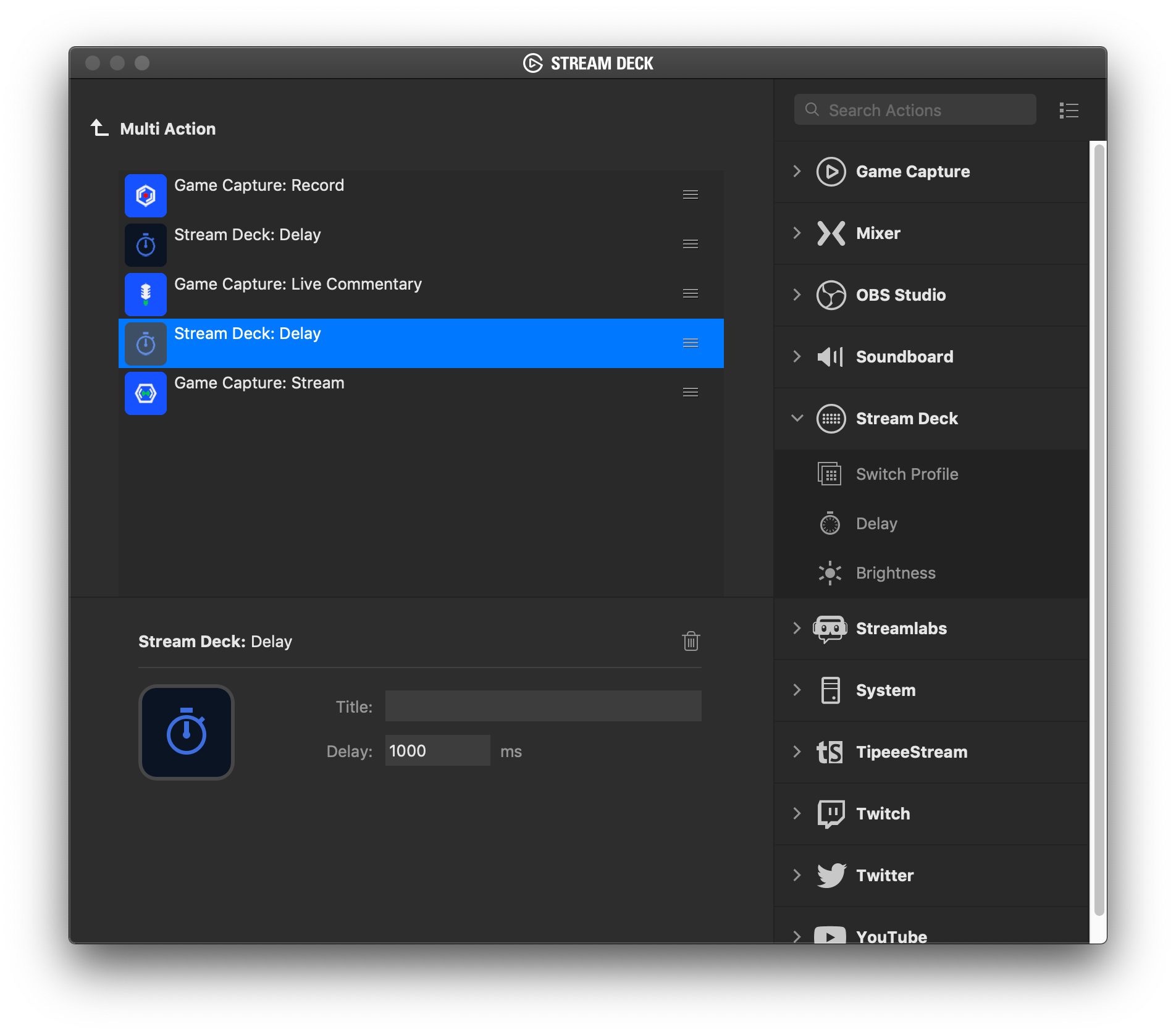 Elgato Stream Deck – Multi Actions – Elgato