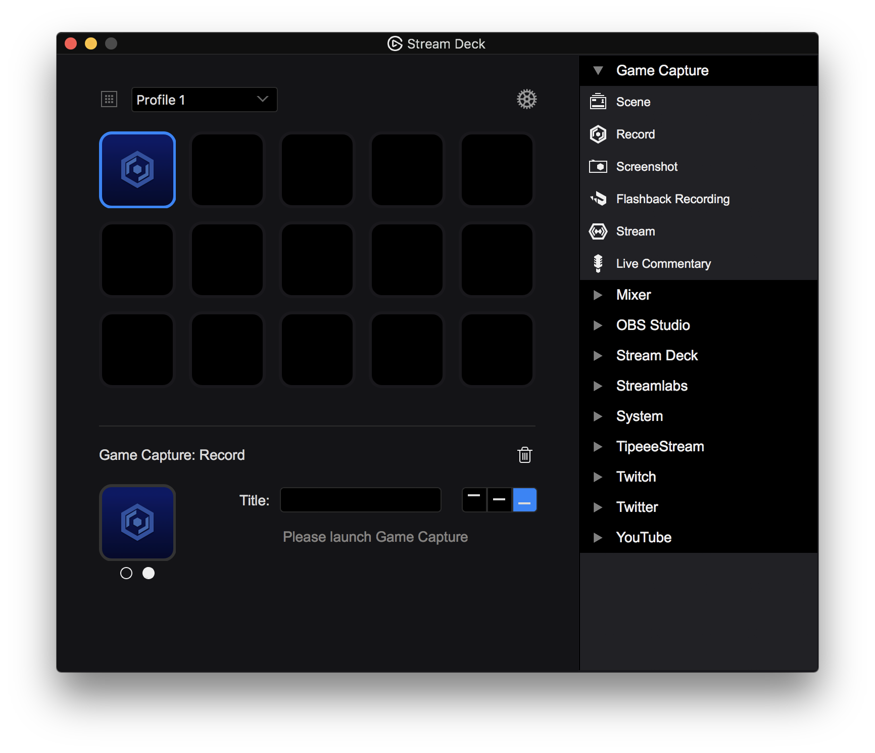 Elgato Stream Deck – Game Capture HD integration – Elgato