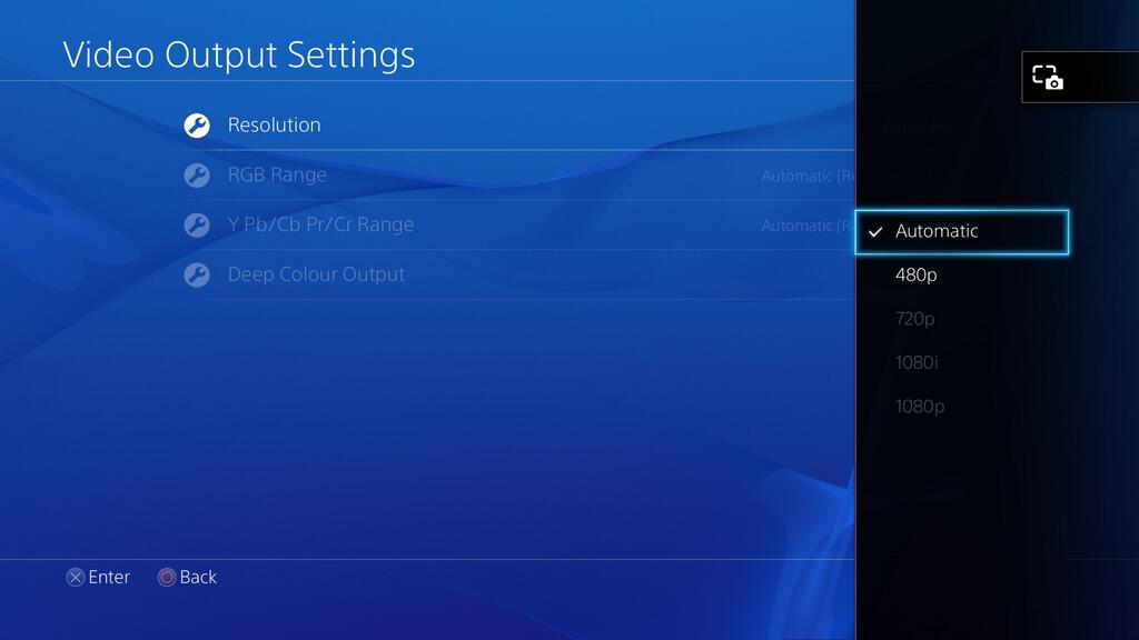 Ps4 on sale video resolution