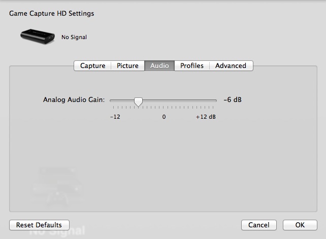 Audio settings and Elgato Game Capture HD Elgato