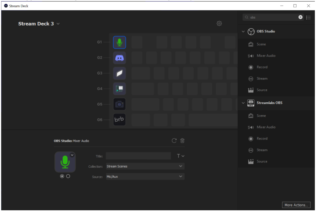 Elgato Stream Deck — G Key integration with Stream Deck – Elgato