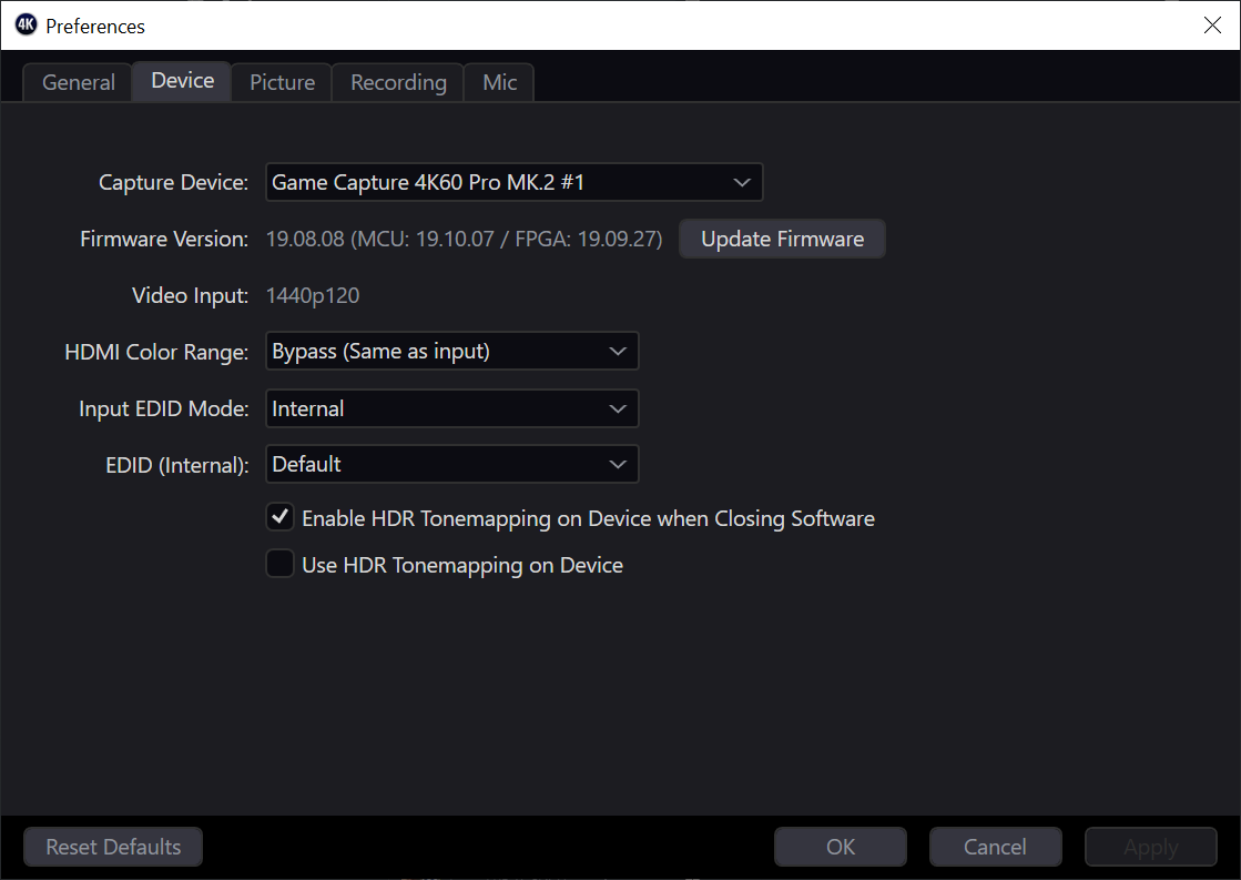 Elgato Game Capture 4K60 Pro MK.2 - Firmware Update – Elgato