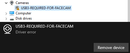 Elgato Facecam - How to fix "USB3-REQUIRED-FOR-FACECAM" message –