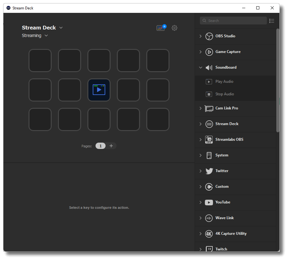 Elgato Stream Deck — Change Play Audio Action Playback Device – Elgato