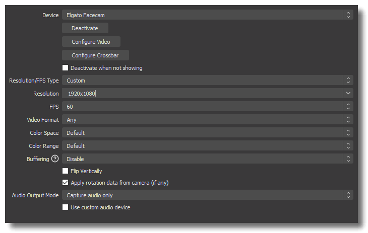 Best Settings for the Elgato Facecam - Step by Step Tutorial 