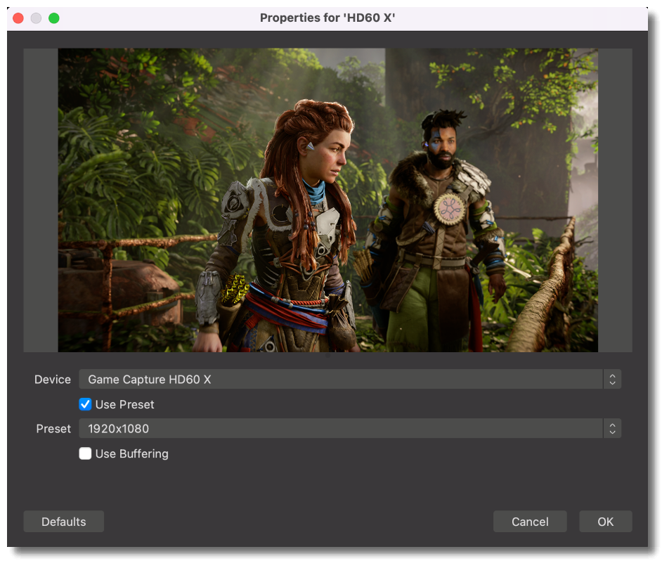 Elgato Game Capture HD60 X — How to Record with OBS Studio (macOS