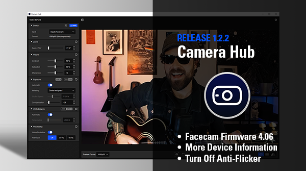 Elgato Facecam — Camera Hub Compact Mode – Elgato